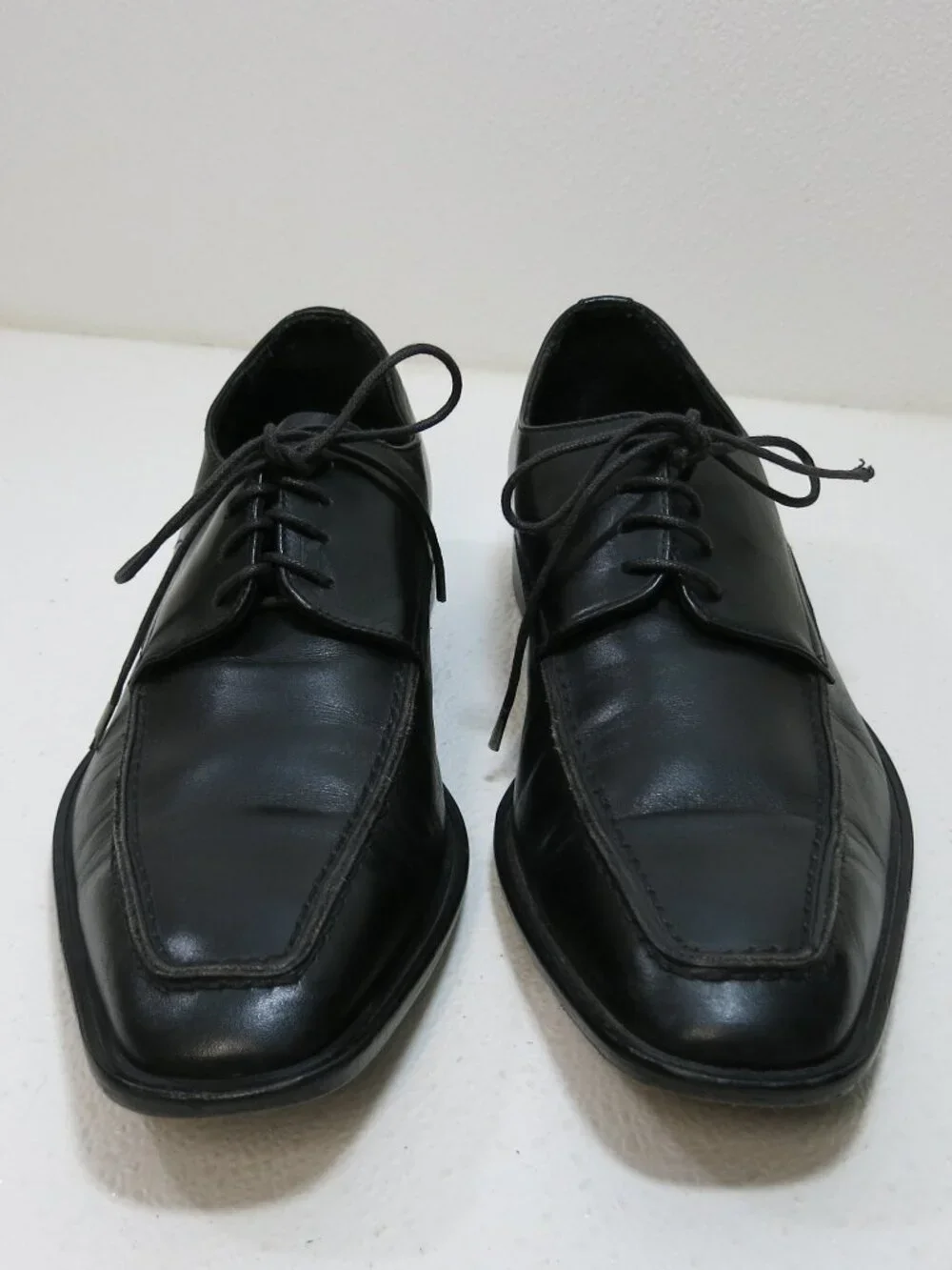 Via Spiga Black Leather Dress Oxfords Men's Footwear Formal Shoes Italy Sz 8